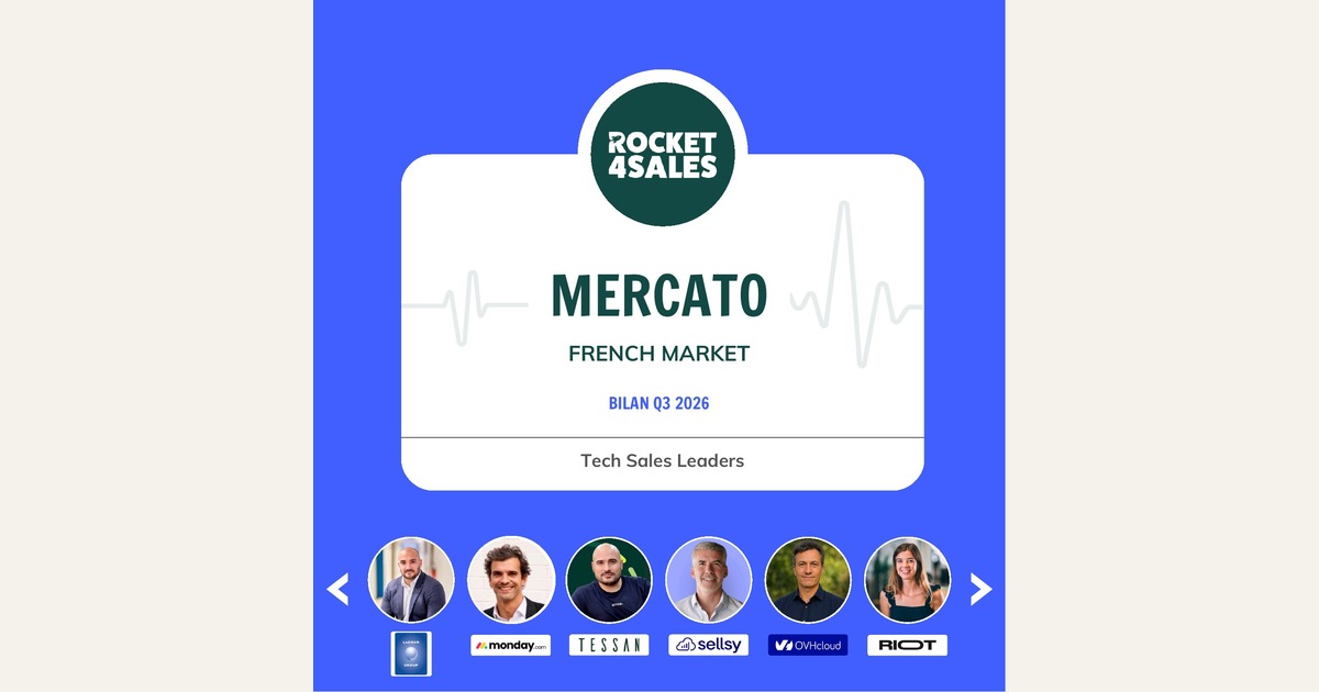 Mercato Q3 2026 des Sales Leaders de la Tech française — Rocket4Sales