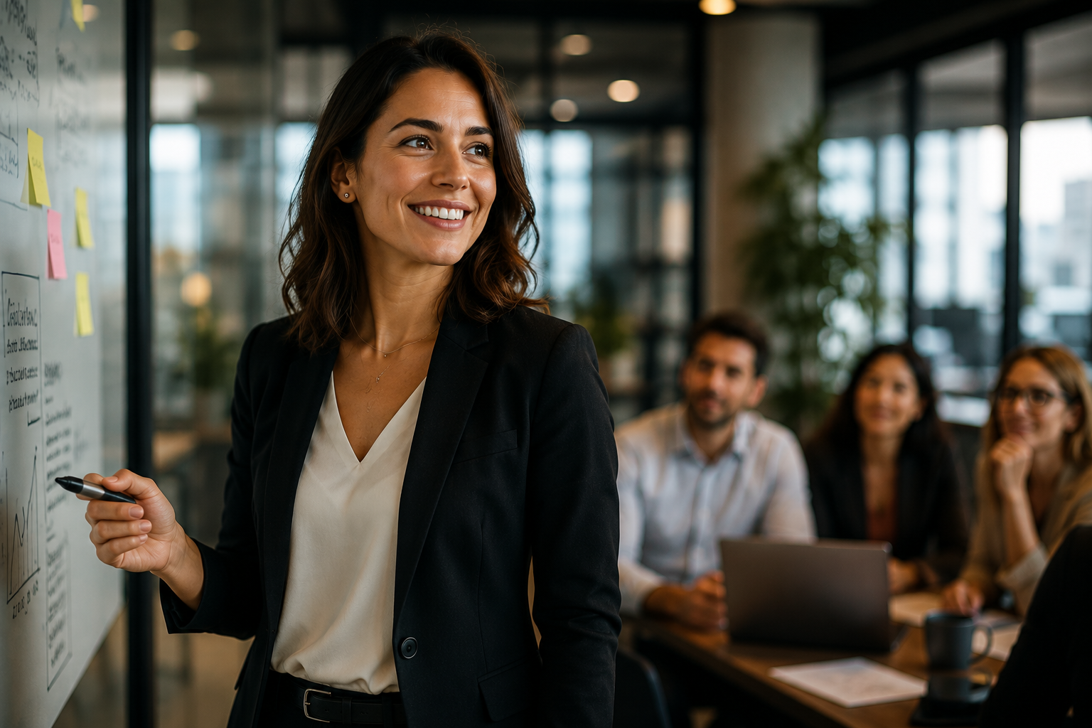Manager Sales analysant les signaux de progression d'un BDR