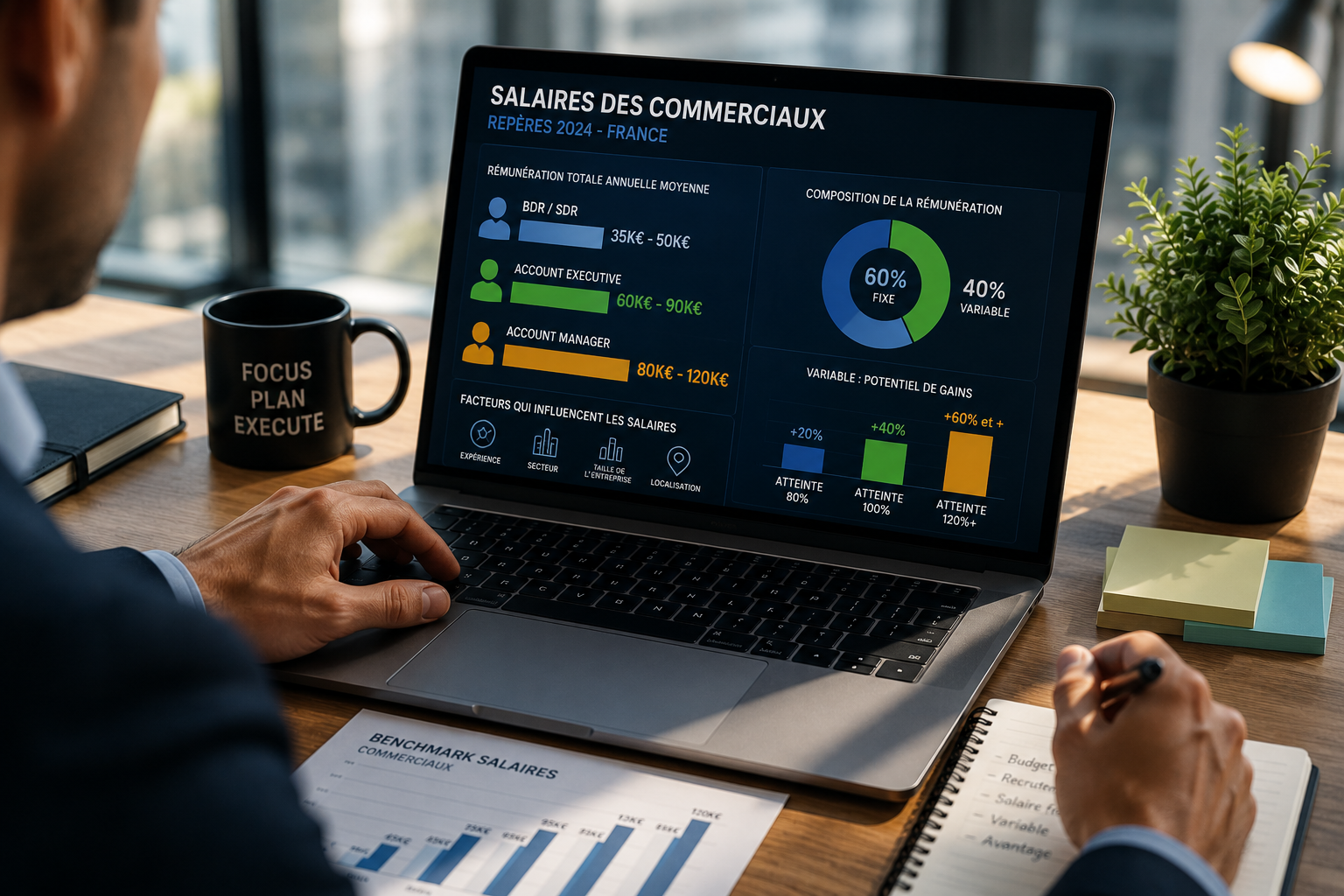 Baromètre salaires commerciaux Tech & SaaS 2026