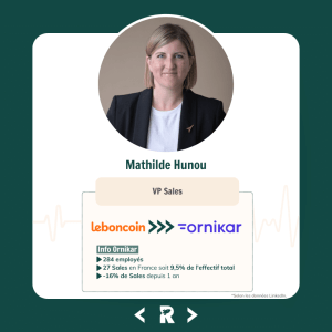 Mathilde HUNOU Ornikar VP Sales ex Leboncoin