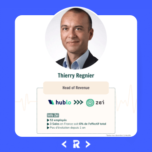 Thierry Regnier - Head of Revenue - Zei ex Hublo